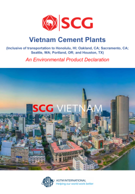 Environmental Product Declaration (EPD) cho xi măng xá xuất khẩu