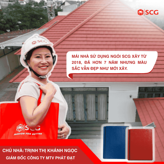 đánh giá ngói màu scg