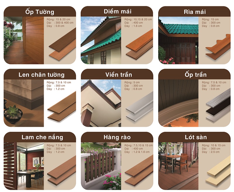 Vật liệu thay thế gỗ trong xây dựng - SCG Smartwood 2 Vật liệu thay thế gỗ trong xây dựng - SCG Smartwood Vật liệu thay thế gỗ