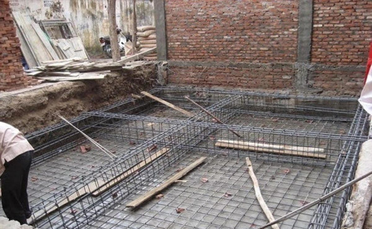 Quy trình xây móng nhà Cách xây móng bè (Nguồn: Tổng hợp)