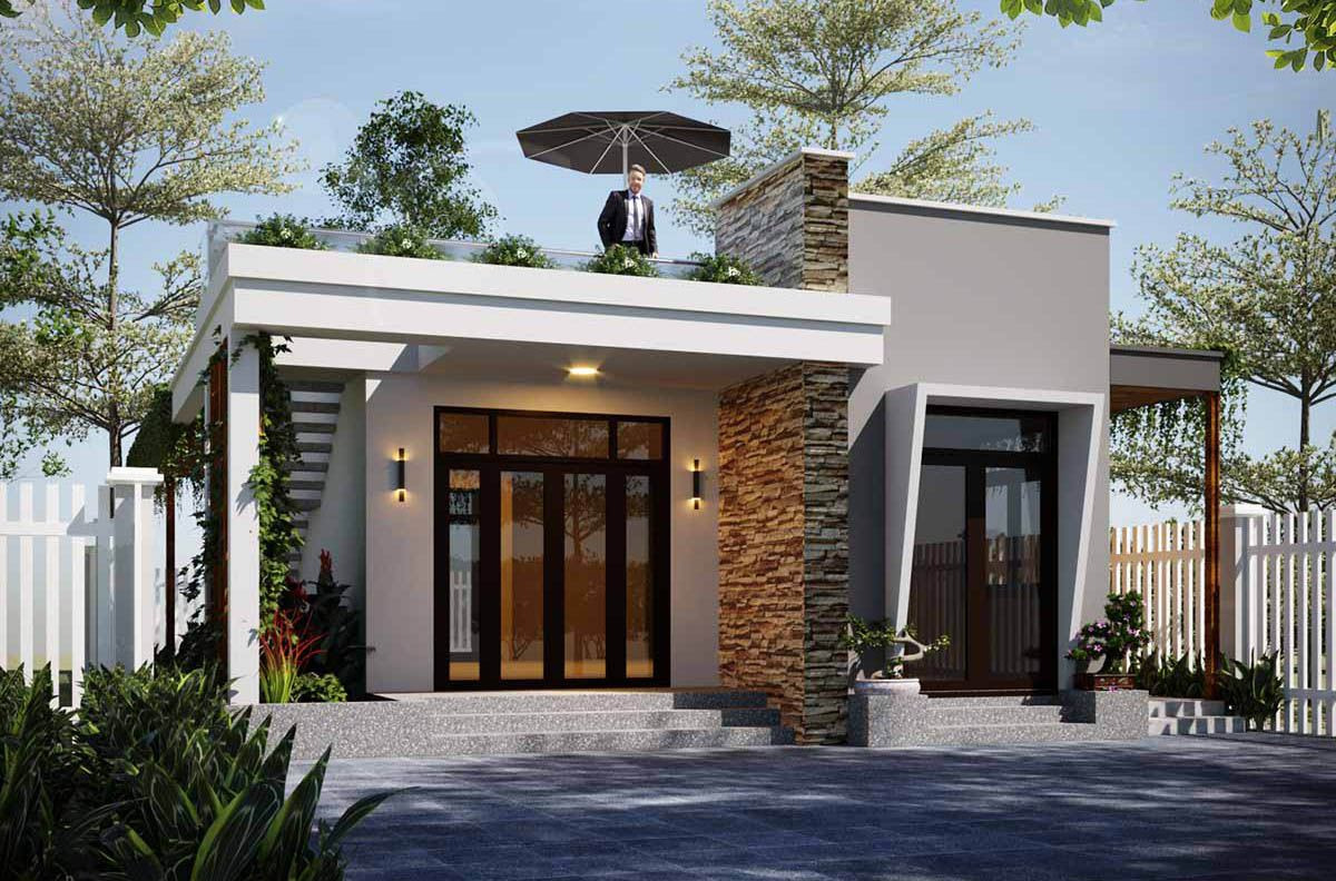 Các mẫu nhà cấp 4 đẹp Các mẫu nhà cấp 4 đẹp