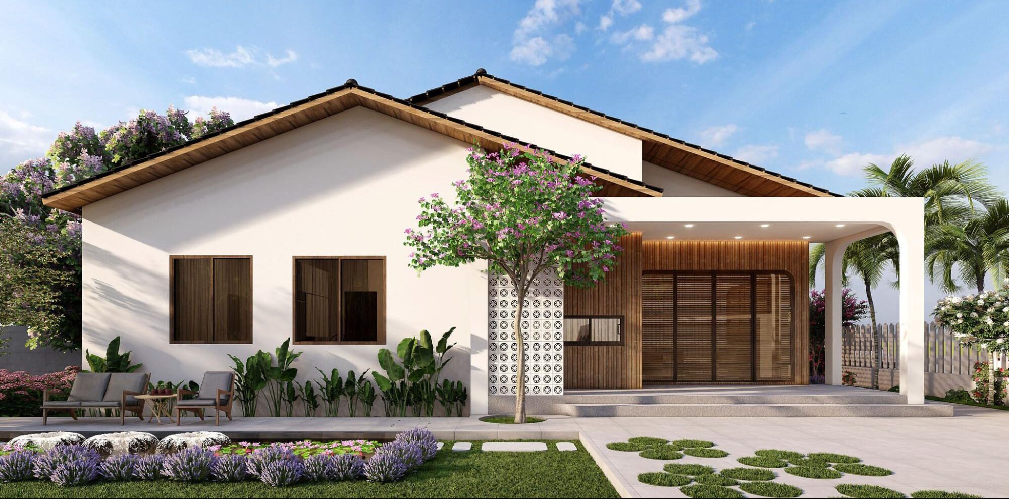 Các mẫu nhà cấp 4 đẹp giá 400 triệu Các mẫu nhà cấp 4 đẹp giá 400 triệu