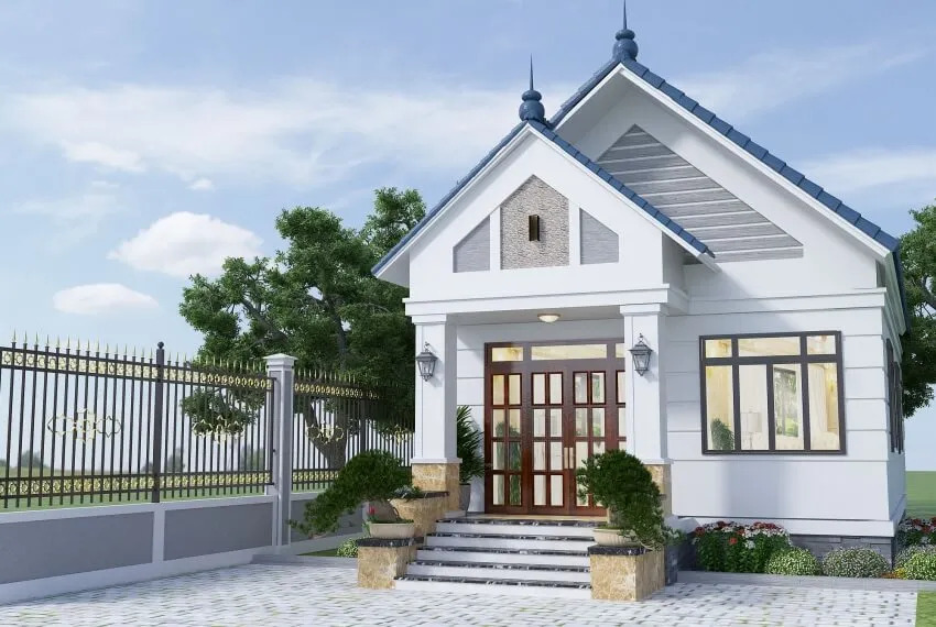 Các mẫu nhà cấp 4 đẹp giá 400 triệu Các mẫu nhà cấp 4 đẹp giá 400 triệu