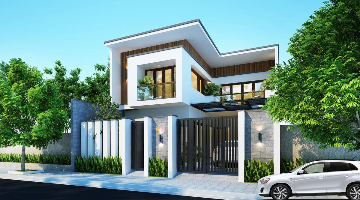 mẫu nhà 2 tầng đẹp giá 800 triệu mẫu nhà 2 tầng đẹp giá 800 triệu