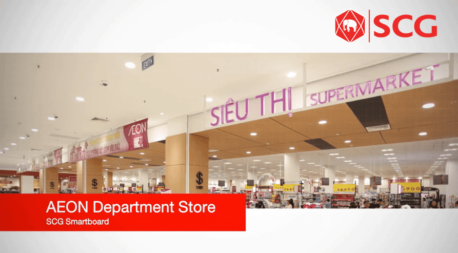 Công trình sử dụng tấm xi măng SCG Smartboard: Siêu thị AEON MALL CELADON
