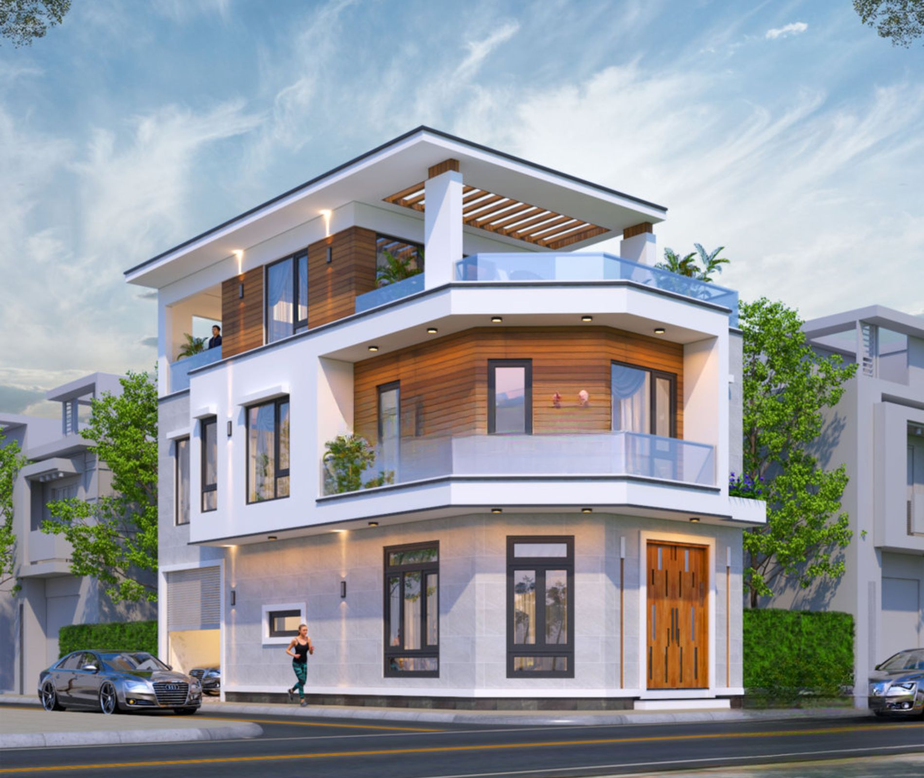 nhà ống 3 tầng kết hợp kinh doanh
