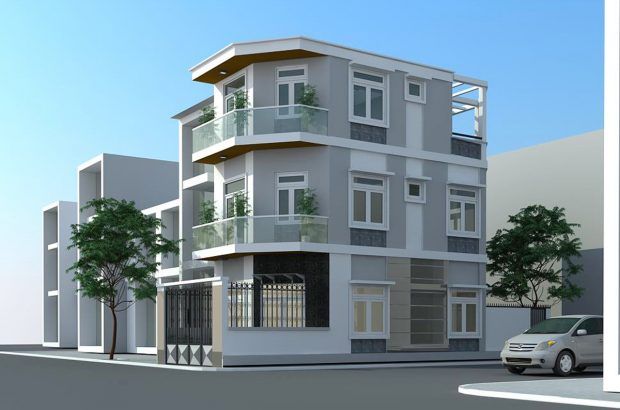 mẫu nhà 3 tầng kết hợp kinh doanh