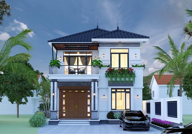 mẫu nhà 2 tầng đẹp giá 1 tỷ mẫu nhà 2 tầng đẹp giá 1 tỷ