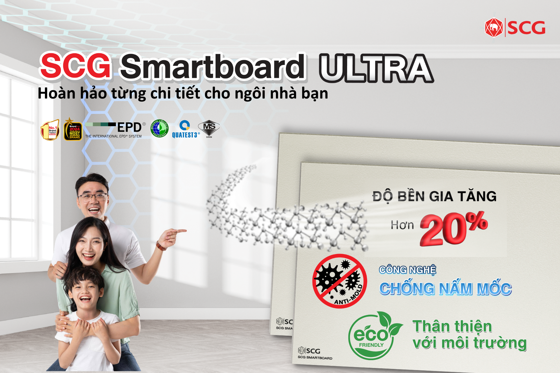 Những ưu điểm vượt trội của SCG Smartboard Ultra thế hệ mới 4 Những ưu điểm vượt trội của SCG Smartboard Ultra thế hệ mới tấm scg smartboard ultra