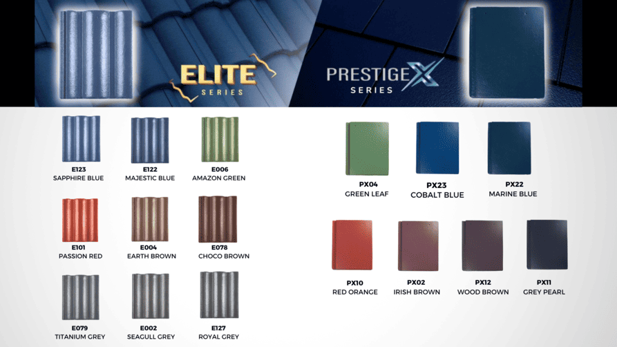 Ngói màu SCG Elite Màu Sapphire Blue E123 9 Ngói màu SCG Elite Màu Sapphire Blue E123 ngói màu