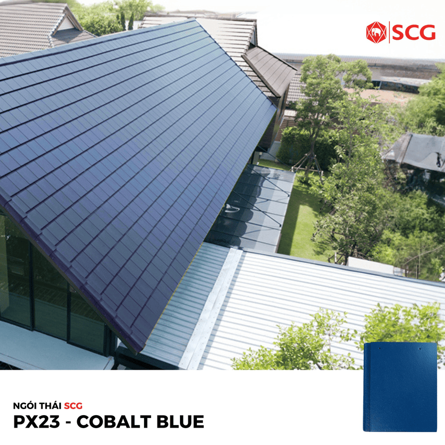 Ngói màu SCG Elite Màu Sapphire Blue E123 11 Ngói màu SCG Elite Màu Sapphire Blue E123 ngói mái thái