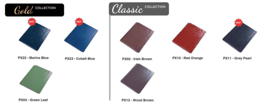 Ngói lợp tráng men SCG dạng phẳng Excella màu Diamond Grey 21 Ngói lợp tráng men SCG dạng phẳng Excella màu Diamond Grey giá ngói phẳng