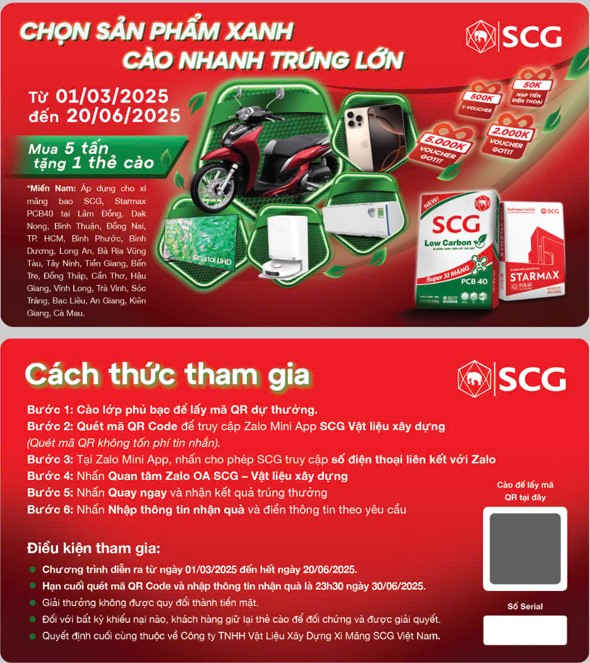 THỂ LỆ CHƯƠNG TRÌNH KHUYẾN MẠI “Chọn sản phẩm xanh – Cào nhanh trúng lớn” 10 THỂ LỆ CHƯƠNG TRÌNH KHUYẾN MẠI “Chọn sản phẩm xanh – Cào nhanh trúng lớn” 12 https://truyen.linhdev.online/the-cao-may-man-scg-2025/ Thẻ cào may mắn SCG 2025