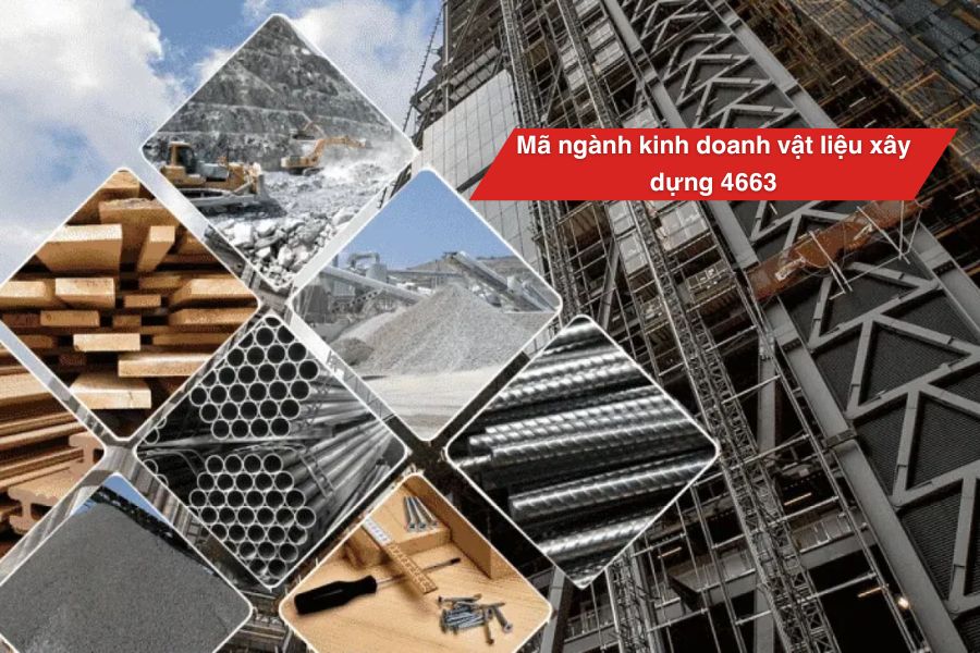 mã ngành kinh doanh vật liệu xây dựng