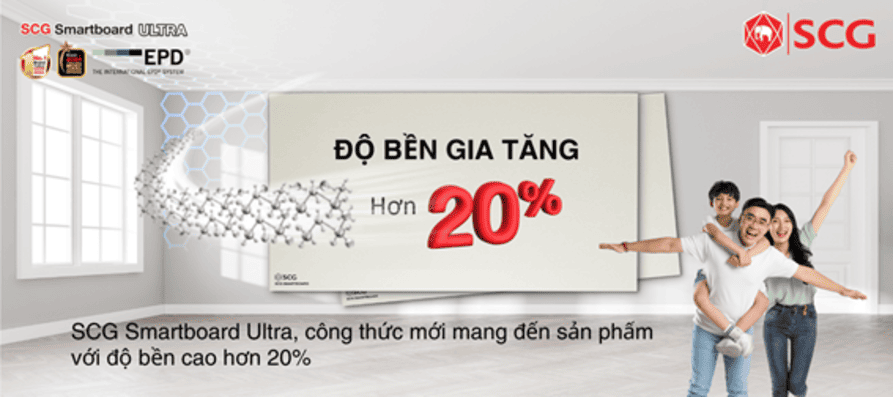 RA MẮT TẤM XI MĂNG SCG SMARTBOARD ULTRA - SẢN PHẨM ĐỘT PHÁ CHO CÔNG TRÌNH HIỆN ĐẠI 14 RA MẮT TẤM XI MĂNG SCG SMARTBOARD ULTRA - SẢN PHẨM ĐỘT PHÁ CHO CÔNG TRÌNH HIỆN ĐẠI SCG Smartboard Ultra