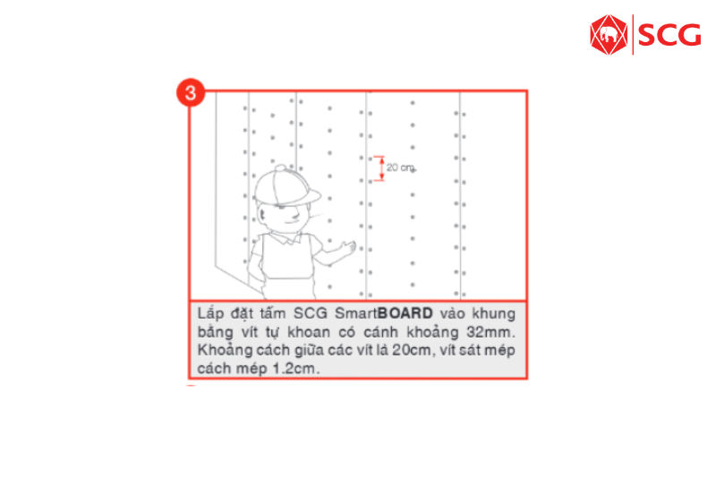 Hướng dẫn làm vách, làm tường bằng tấm Cemboard đảm bảo kỹ thuật 37 Hướng dẫn làm vách, làm tường bằng tấm Cemboard đảm bảo kỹ thuật làm tường bằng tấm cemboard