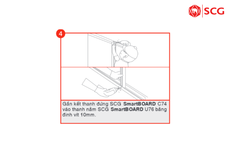 Hướng dẫn làm vách, làm tường bằng tấm Cemboard đảm bảo kỹ thuật 26 Hướng dẫn làm vách, làm tường bằng tấm Cemboard đảm bảo kỹ thuật làm tường bằng tấm cemboard