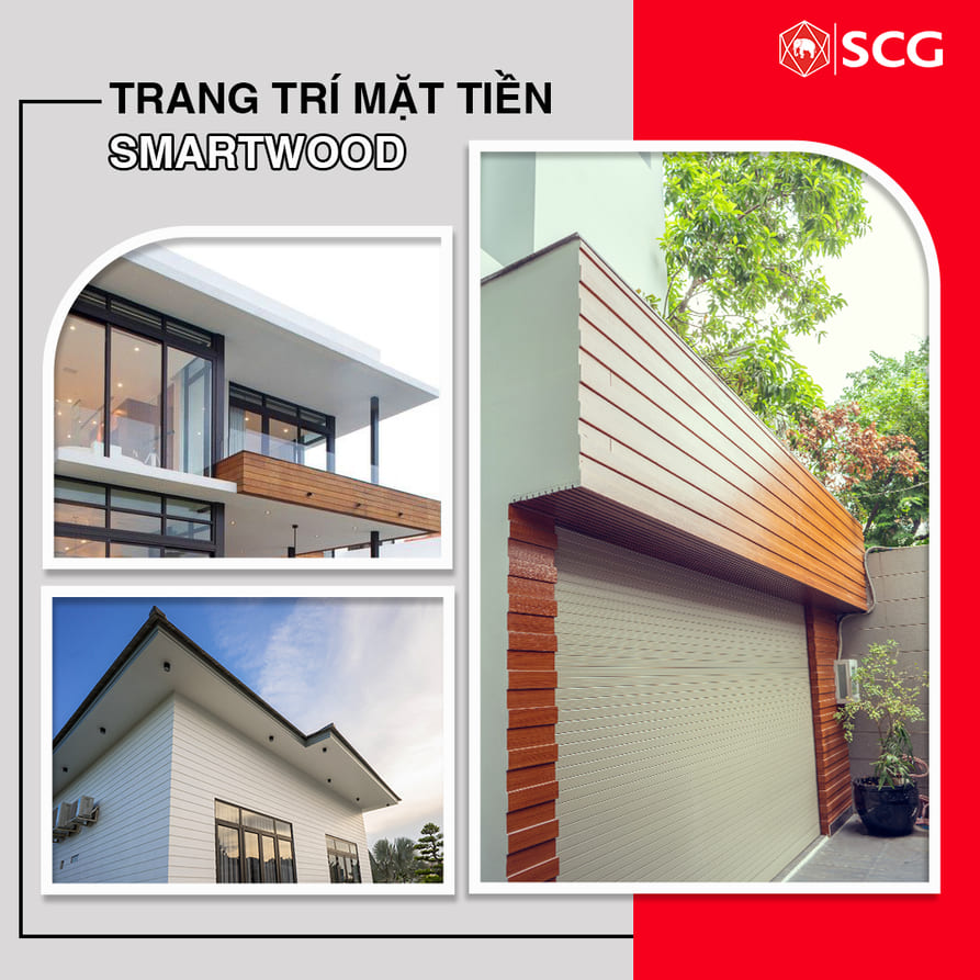 Tấm xi măng giả gỗ SCG Smartwood vuông cạnh 12 Tấm xi măng giả gỗ SCG Smartwood vuông cạnh tấm xi măng vân gỗ