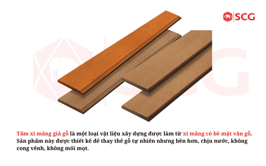 tấm xi măng giả gỗ