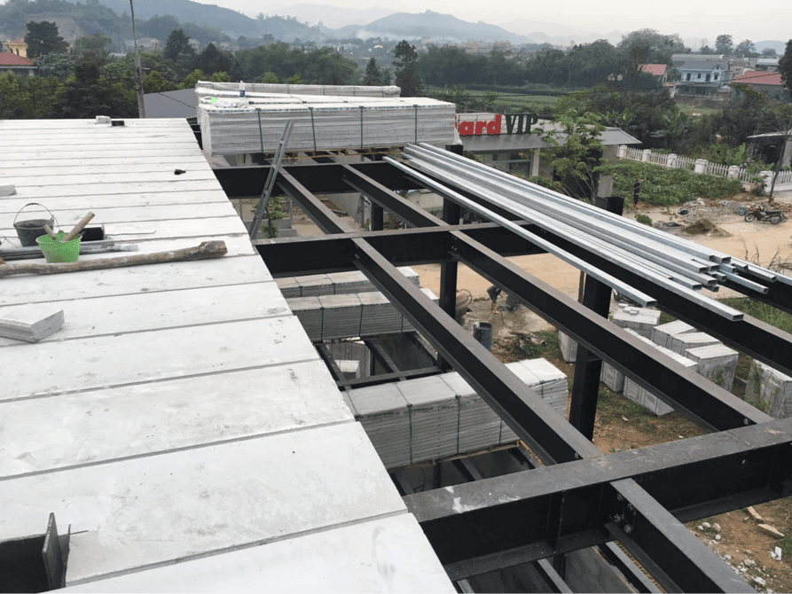 Quy trình và chi phí làm nhà lắp ghép bằng tấm Cemboard 14 Quy trình và chi phí làm nhà lắp ghép bằng tấm Cemboard tấm cemboard làm nhà lắp ghép