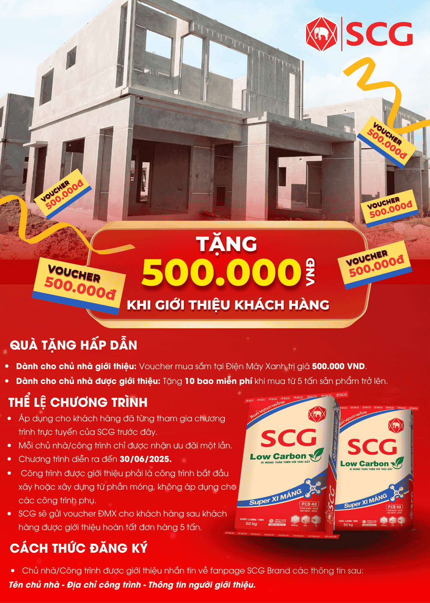CHƯƠNG TRÌNH ƯU ĐÃI GIỚI THIỆU KHÁCH HÀNG TỪ SCG 2 CHƯƠNG TRÌNH ƯU ĐÃI GIỚI THIỆU KHÁCH HÀNG TỪ SCG Chương trình ưu đãi giới thiệu khách hàng từ SCG