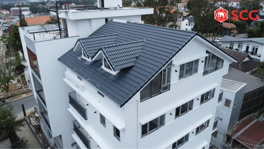 Ngói Màu SCG Elite Màu Titanium Grey E79 23 Ngói Màu SCG Elite Màu Titanium Grey E79 ngói sóng scg