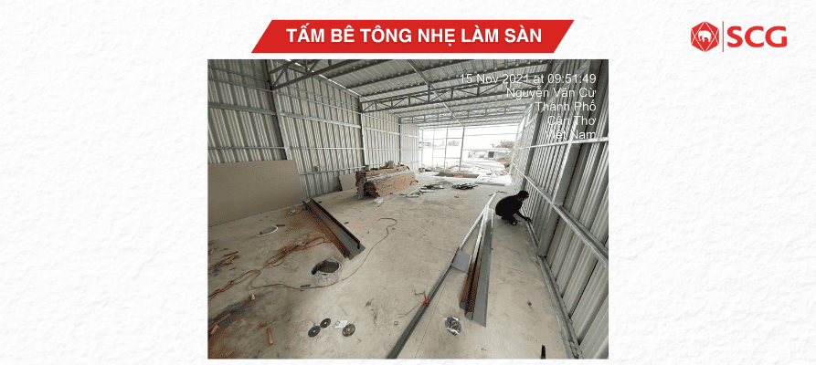 bê tông nhẹ làm sàn