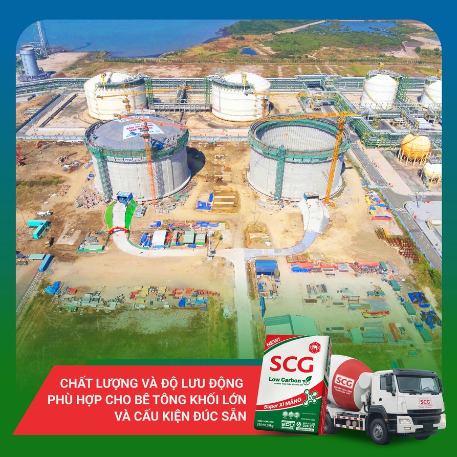 Công trình sử dụng xi măng SCG Low Carbon: Tổ hợp Hóa dầu Long Sơn (LSP) 6 Công trình sử dụng xi măng SCG Low Carbon: Tổ hợp Hóa dầu Long Sơn (LSP) Công trình sử dụng xi măng SCG Low Carbon: Tổ hợp Hóa dầu Long Sơn (LSP)